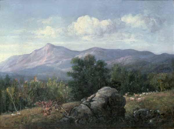 George Loring Brown Moat Mt from Jackson NH oil painting image